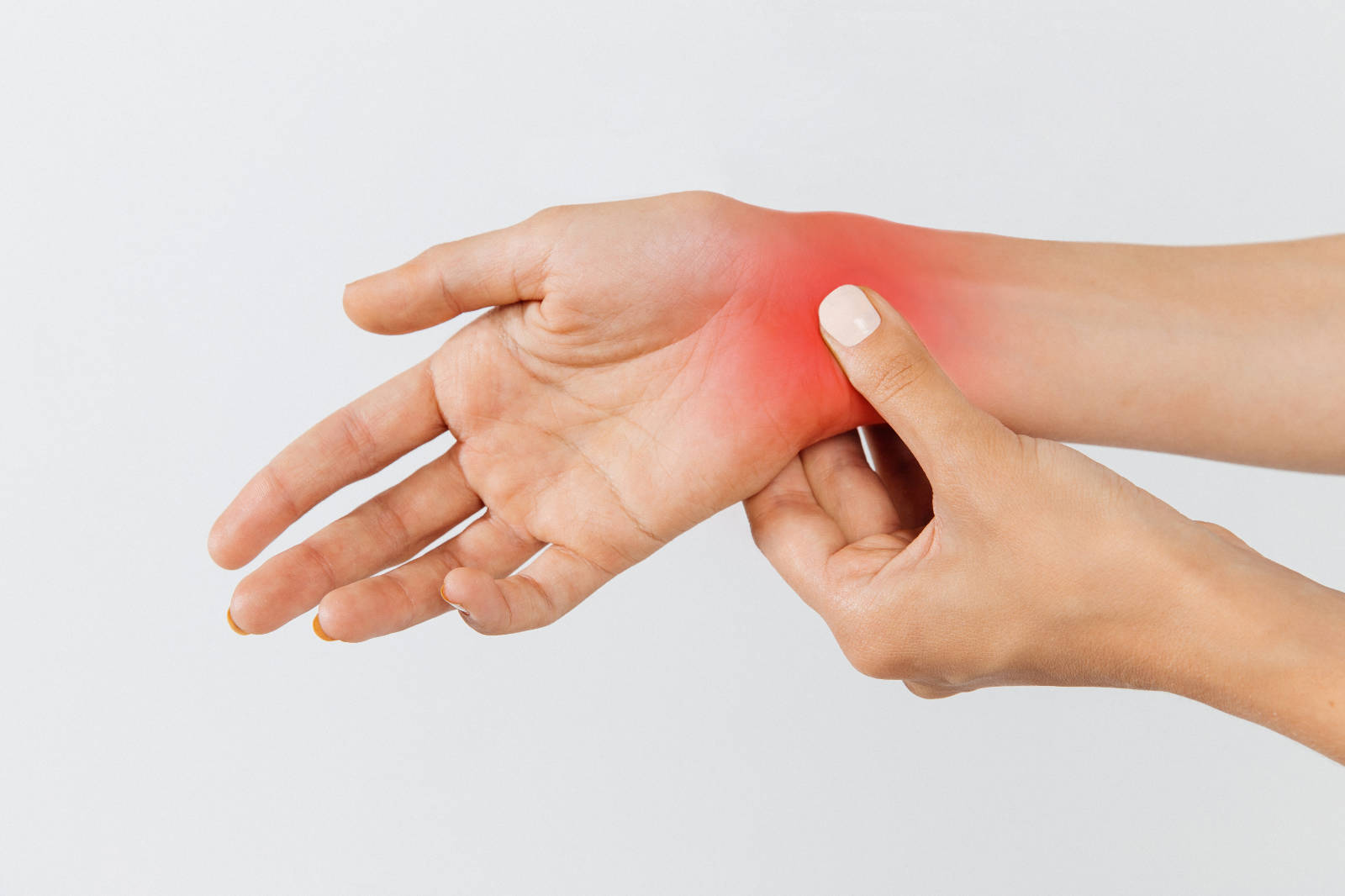 Kéztőalagút szindróma jellegzetes nyomásérzékeny pontja